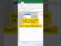 Calculate Total Cells FAST in Excel!
