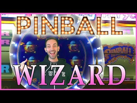 ⚫🔴🔵 PINBALL WIZARD ✦ HIGH LIMIT $15/Spin ✦ Slot Machine Pokies in Las Vegas