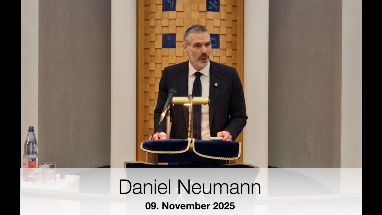 Rede von Daniel Neumann zum Gedenken an die Pogromnacht vom 09.11.2025 ...