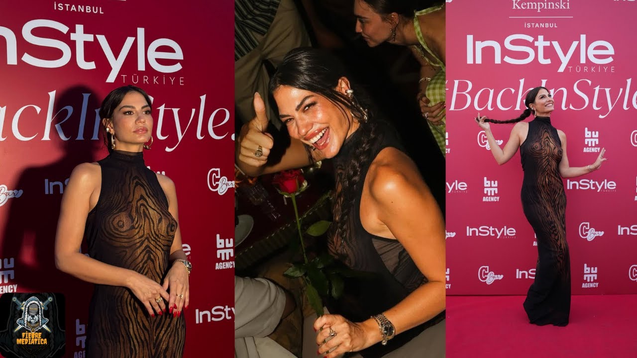 Платье, которое Демет Оздемир носил по приглашению «InStyle», стало горячей песней.