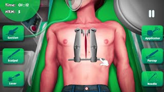 Open Heart Surgery Simulator : New Doctor Game 2021 - Gameplay Walkthrough Part 1 (iOS, Android) screenshot 5