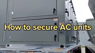 How To Secure Ac Units