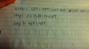 11.2: Operations with Radical Expressions