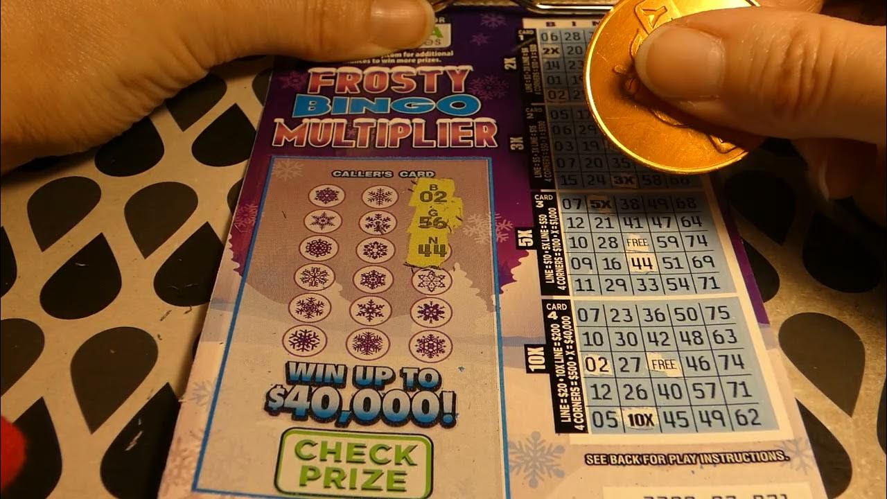 Frosty Bingo Multiplier 3 for Thursday 1345 YouTube