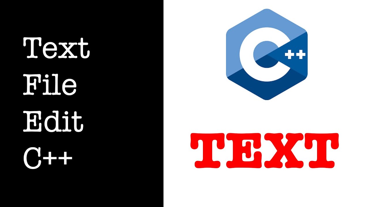 How to edit a Textfile using C++. C++ basics #6. - YouTube
