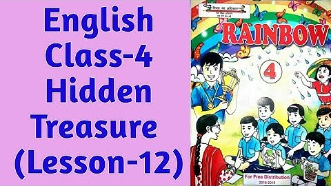 Class-4 | Hidden Treasure (lesson-12) | English | UP-BOARD