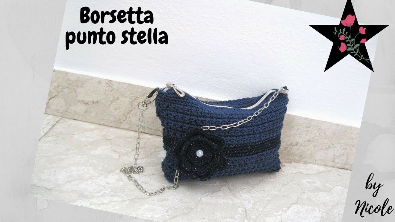 Borsetta All Uncinetto Con Chiusura A Cerniera Crochet Zip Pouch Borsetta Borsetta All Uncinetto Uncinetto