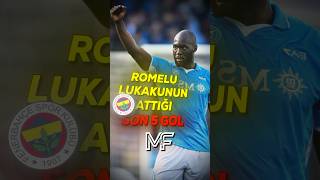 Romelu Lukaku'nun attığı son 5 gol #lukaku #top5