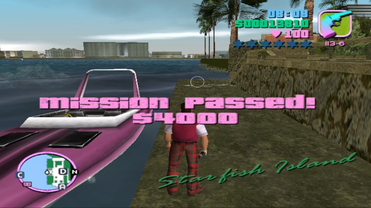 Steal Boat Mission | GTA Vice City | 