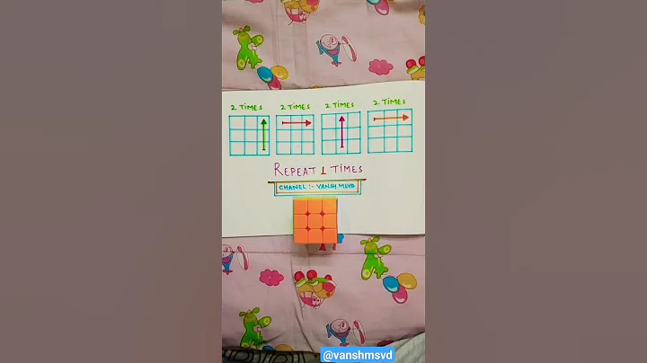 New magic trick to solve Rubik's cube || rubik cube solver | #viral #shorts #trending #vanshmsvd #yt