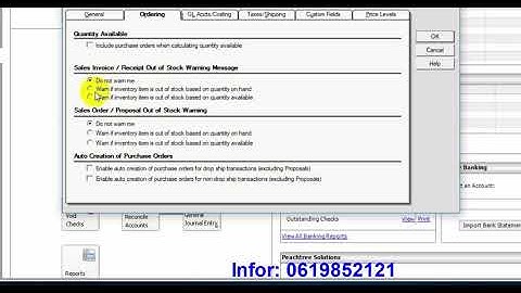 lesson7 Setting up Inventory Items & Default Information