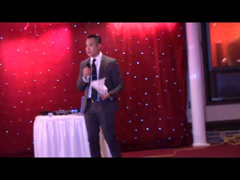 President SChakra Linux Scriptingng Pham says thank you to partners, sponsors and supporters at 2017 KetDoan Banquet