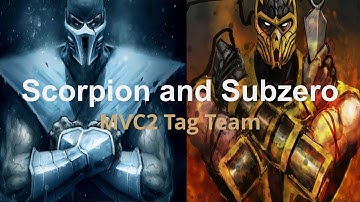 Scorpion and Subzero Mugen MVC2 Tag Gameplay