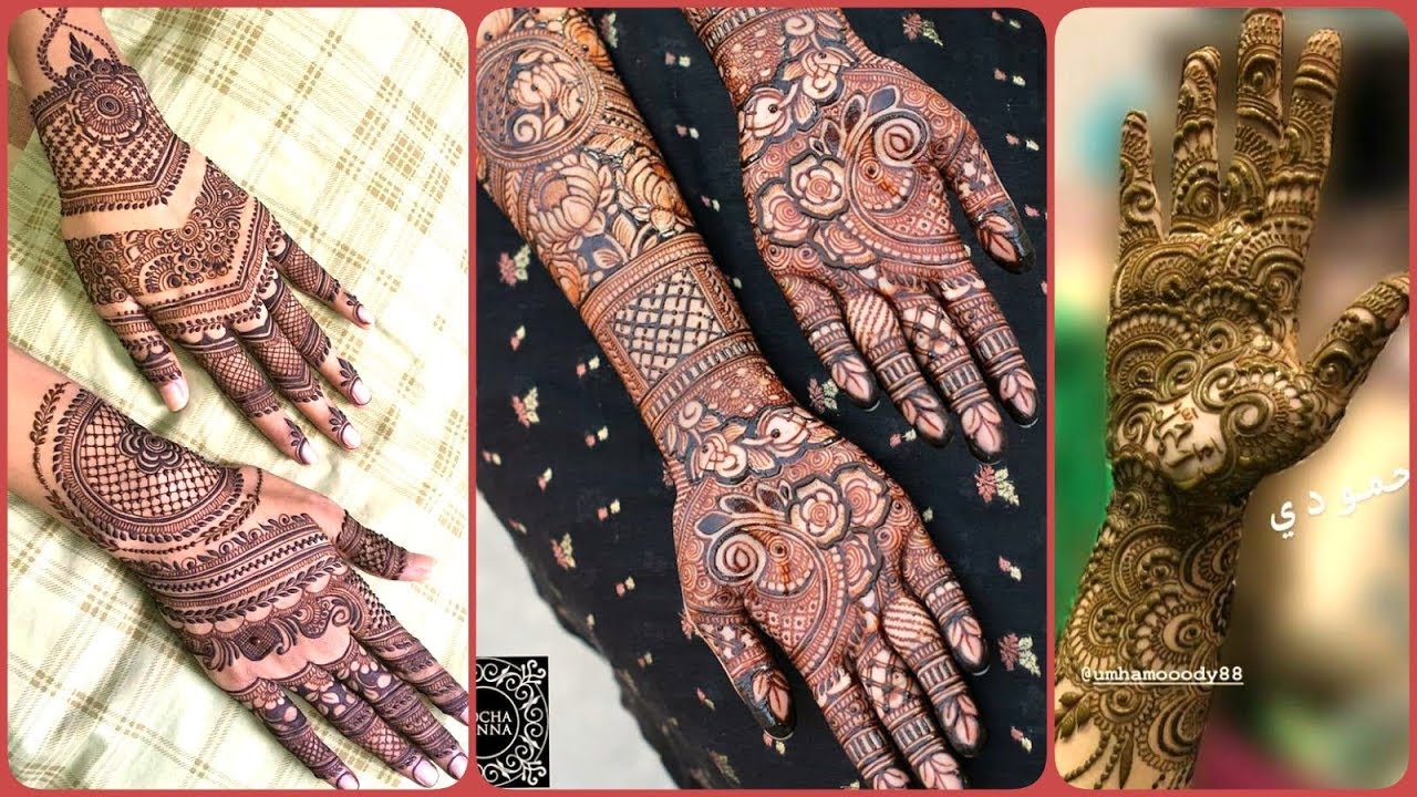 Arabic Sodani Dubai Bridal Mehndi Designs for Full Hands 2019 - YouTube