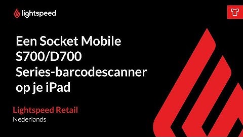 Een Socket Mobile S700/D700 Series-barcodescanner op je iPad
