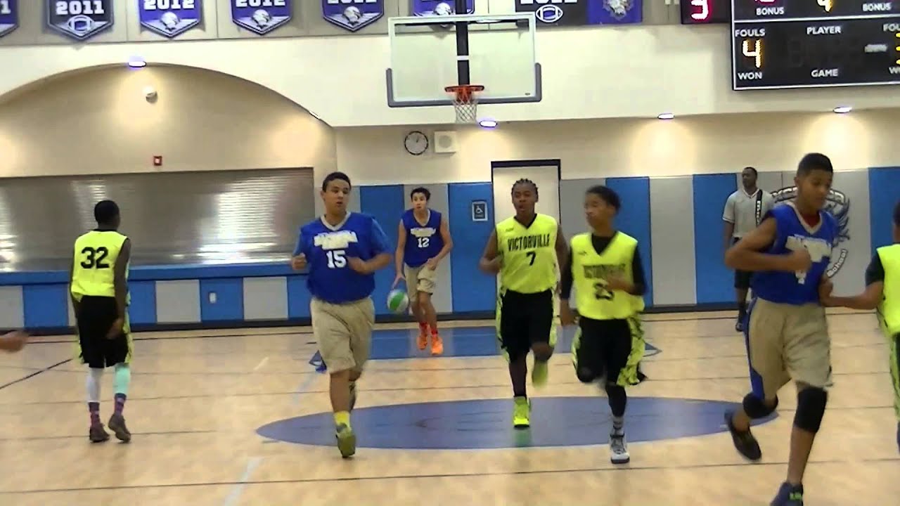 Victorville Wildcats vs Hacienda Heights 2015 Basketball YouTube