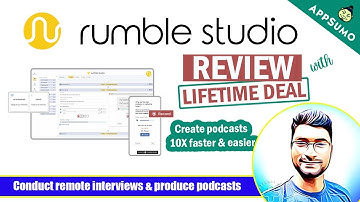 Rumble Studio Review: Appsumo Lifetime Deal & Demo Video -How to Create Podcasts 10X Faster & Easier