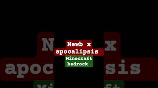 Queda muy epico con mods de terror 👻☠️|newb x apocalipsis #shadersminecraft #minecraftbedrock