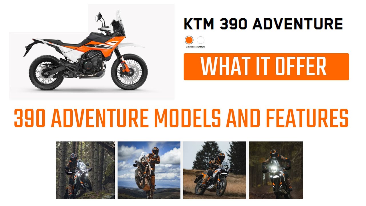 2025 KTM 390 ADVENTURE | MODELS | SPECS | Which is Yours? - YouTube