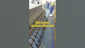 High pressure membrane filter press machine equipment #filterpress #filterpressmanufactures