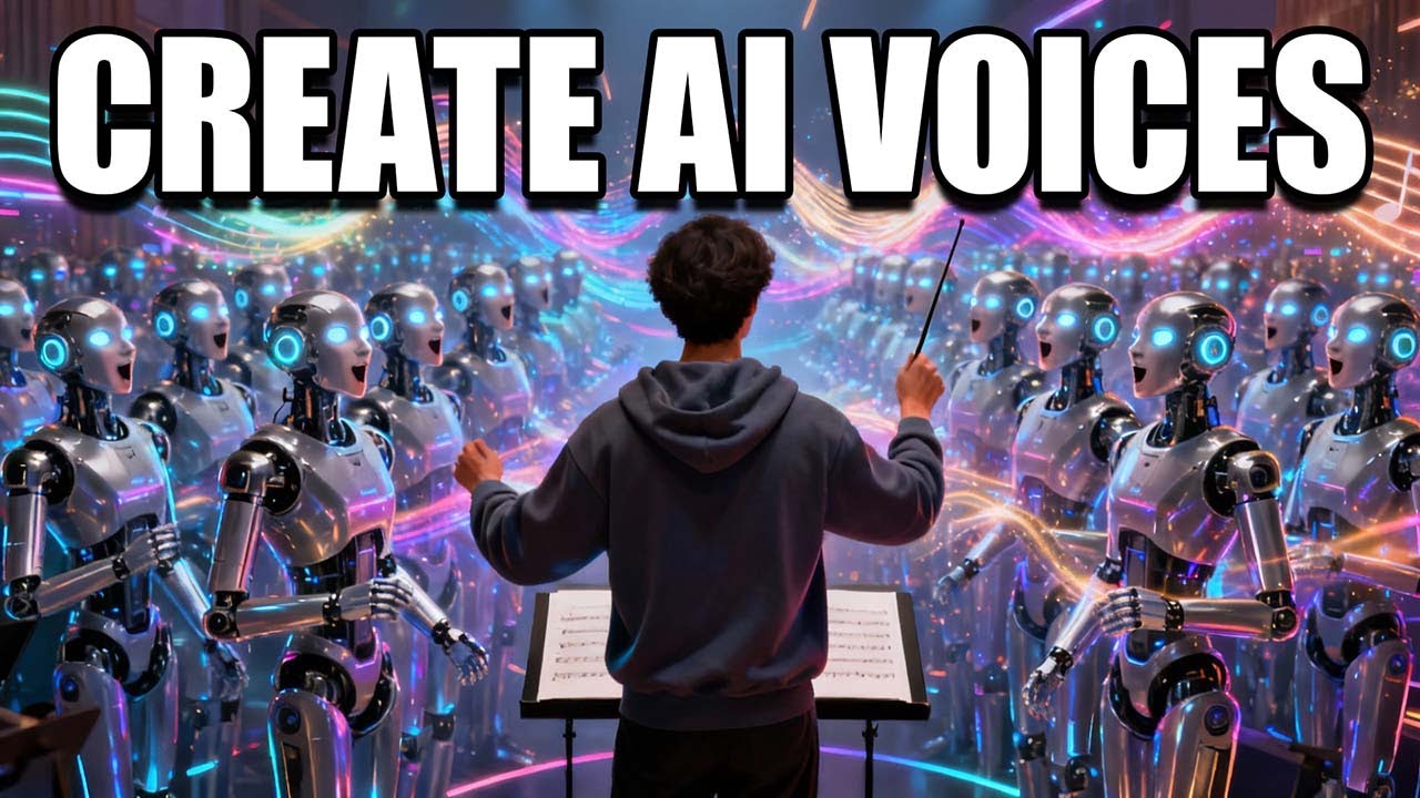 ElevenLabs AI voice generator interface showing voice creation options