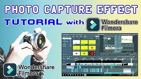 Photo Capture Effect with Wondershare Filmora Tutorial | Sandu Creations New Video 2021