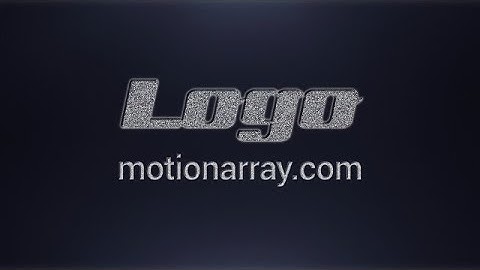 TV Noise Logo After Effects Templates