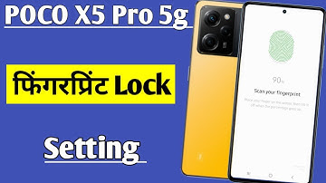 POCO X5 Pro 5g fingerprint lock setting | how to set fingerprint lock POCO X5 Pro 5g