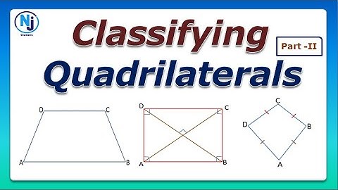Classifying Quadrilaterals Part - II