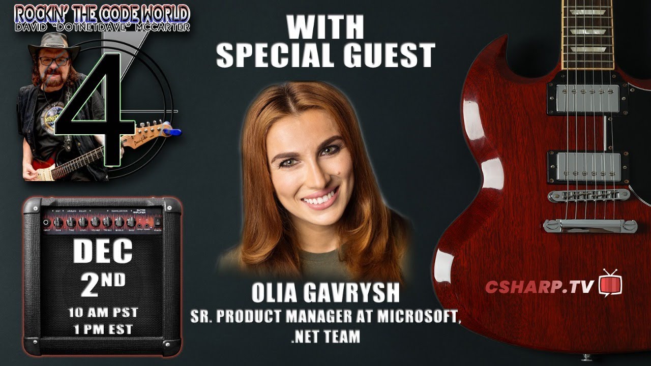 Rockin’ The Code World with dotNetDave ft. Olia Gavrysh - Ep. 92