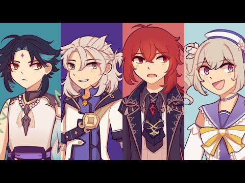 RPG meme | ft. My genshin team!
