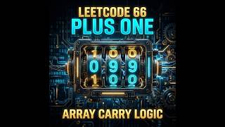 LeetCode 66: Plus One in less than 5 minutes | Array Carry Logic