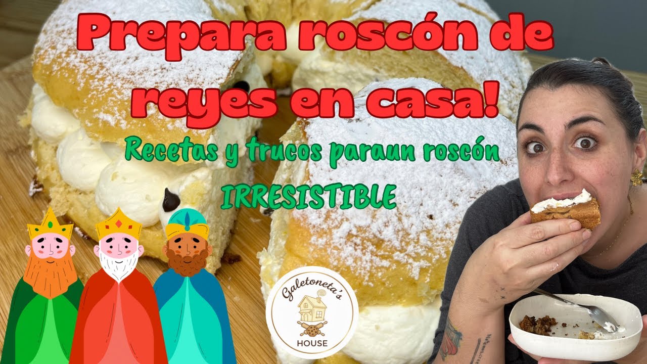 Roscón de Reyes casero súper tierno 🍊✨ | Receta fácil con Tangzhong (como de pastelería)