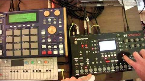 fingerdrumming/looping/tweaking - MPC + Octatrack