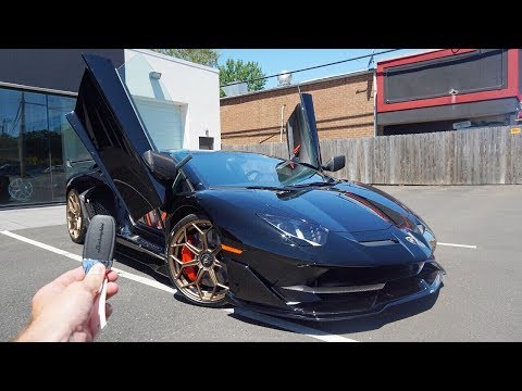 2019-lamborghini-aventador-svj:-start-up,-exhaust,-walkaround-and-review