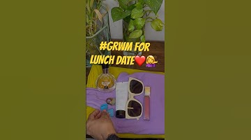 #grwm For Lunch Date 😉💁‍♀️ #ytshorts #minivlog #youtube #food #makeup #livingalonediaries #vlog