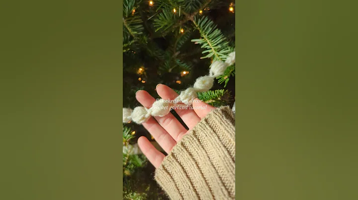 DIY Easy Crochet Garland Tutorial #crochettutorial