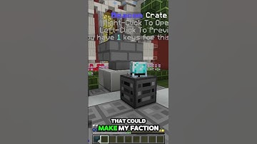 These Crate Keys Are Super OP And Are Really Fun To Open!!! 💰🤑 #shorts #factions #factionserver