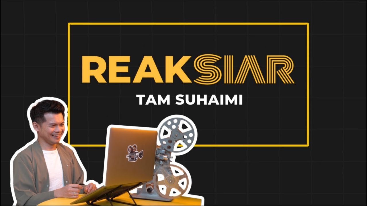 REAKSIAR : Reaksi Tam Suhaimi melihat kembali lakonannya dalam filem.