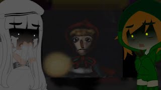 Mob talker girl's react to Little Red Riding Hood (Analog Horror) by Foxymations (traumatized)