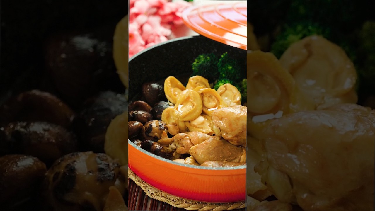 鲍鱼海参鸡煲 ✨ Braised Chicken with Sea Cucumber & Abalone