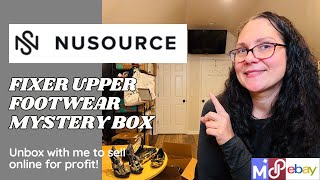 картинка: Распакуйте вместе со мной — таинственная коробка с верхом обуви NuSource Fixer — перепродажа с це...
