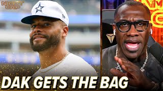 Information Shannon Sharpe reacts to Dak Prescott becoming the highest paid player in NFL history | Nightcap News