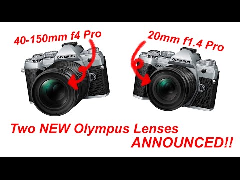 NEW Olympus M.Zuiko PRO 20mm f1.4 and 40-150mm f4 Announced!! - RED35 VLOG 064