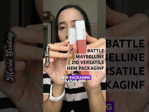 KALAU DARI JAUH GA TERLALU KENTARA, SAMA AJA SIH WARNANYA MASIH ORANGE FRESH😍 #maybelline VERSATILE