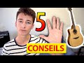 5 Conseils INDISPENSABLES pour DÉBUTANT en GUITARE