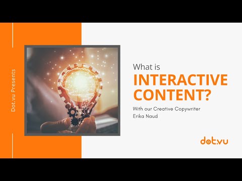 What is Interactive Content? - video from Dot.vu