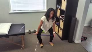 Standing hip external rotation |  Pursuit Physical Therapy Standing Hip External Rotation Closed Chain