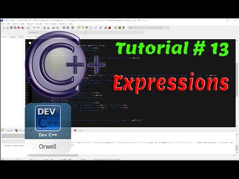 Tutorial#13 - Expressions in C++  | C++ Programming by Coding Hub