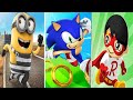 Despicable Me Minion Rush Vs Sonic Dash Vs Tag With Ryan